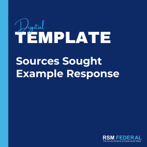 Sources Sought Response - Example